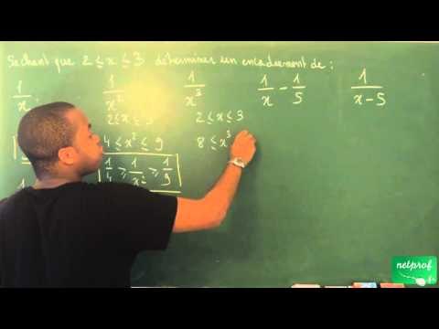 017 / Généralités sur les fonctions / Encadrement avec la fonction inverse