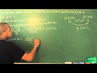 022 / Taux et indices / Approximation (3) (STMG)