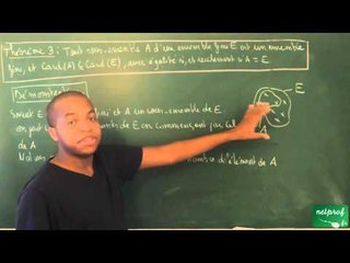 BCPST / Ensembles, applications - Dénombrement / Théorème 3 (Cardinal d'un sous-ensemble)