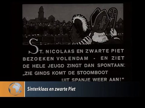 Sinterklaas en zwarte piet 1938