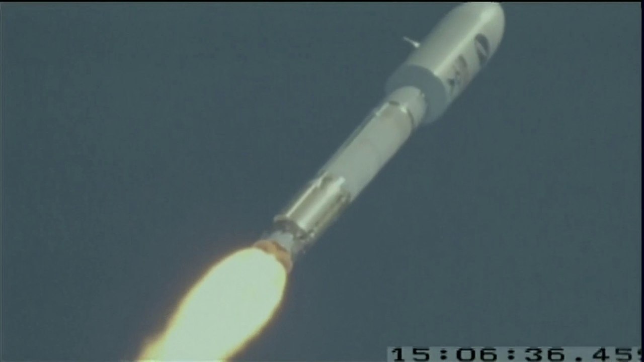 Launch of US Air Force's Mini Space Shuttle - X-37B on Atlas V Rocket