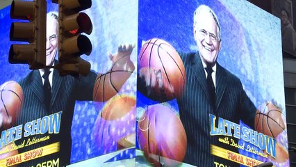 ديفيد ليترمان أحد اعلام التلفزيون الاميركي ينهي مسيرة حافلة