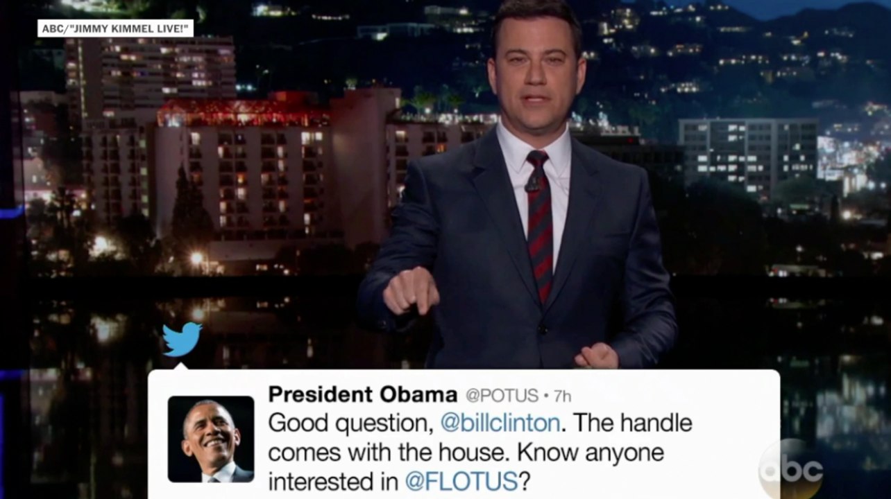 Late-night laughs: @POTUS edition
