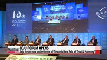 Jeju Forum calls for cooperation among Asian nations