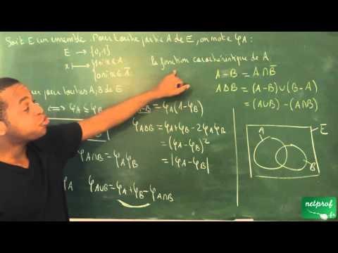 0049 / Ensembles et applications / Fonctions caractéristiques