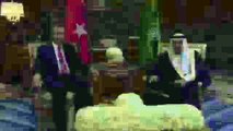 Cumhurbaşkanı Erdoğan, Suudi Arabistan Kralı Selman ile baş başa görüştü