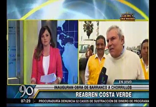 Costa Verde: reabren tránsito en tramo de Barranco y Chorrillos