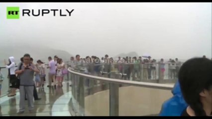 World Longest Glass Sky walk to Open to Public in China  Chongqing