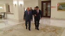 Meclis Başkanı Cemil Çiçek, Başbakan Davutoğlu'nu Ziyaret Etti