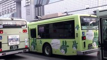 【京都市バス】京都駅ターミナル内のバス渋滞 [HD]