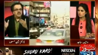 Dr Shahid Masood Tore the Paper into Pieces in a Live Show