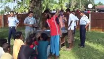 نجات جان بخشی از مهاجران میانماری و بنگلادشی گرفتار در دریا