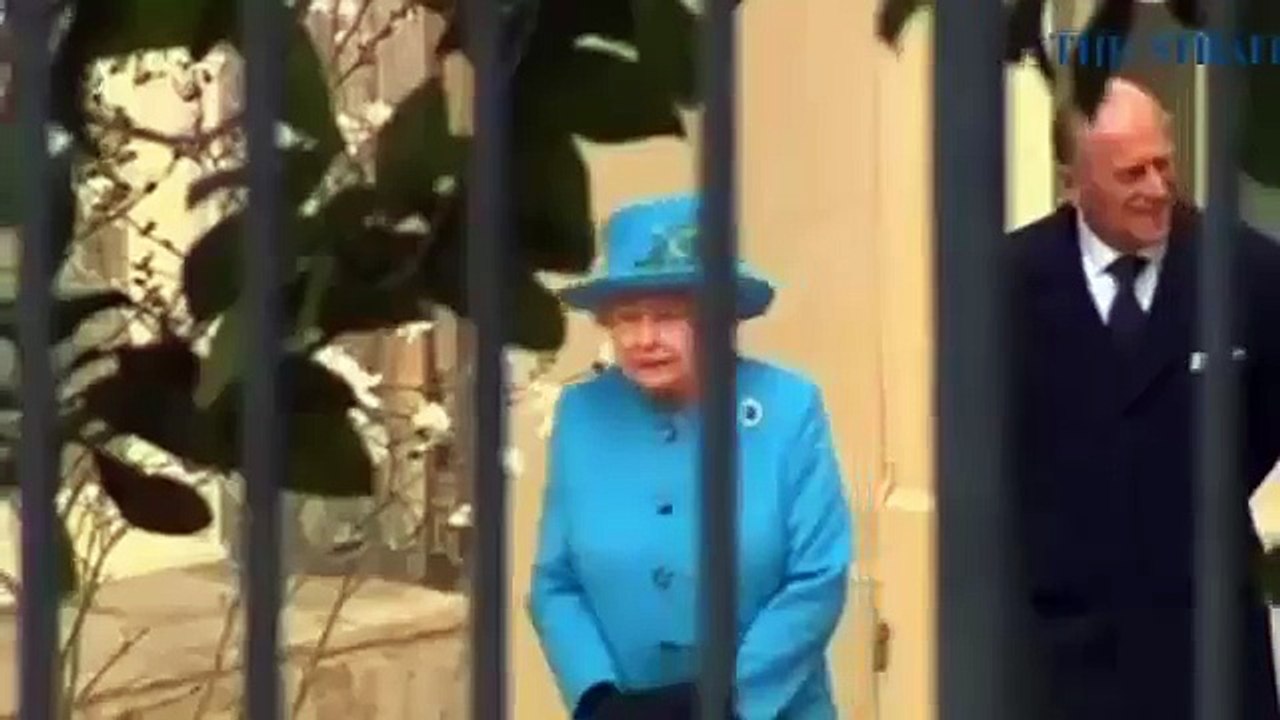 Britain’s Queen attends Easter Sunday service