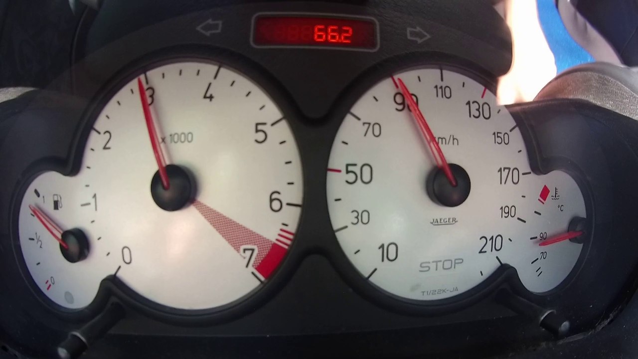 206cc test boite courte