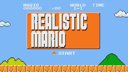 Une version de Mario Bros encore plus réaliste et délirante !