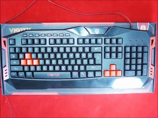 ViotekTwilight Gaming USB Keyboard with 3 color LED Keys (KB-USB-VTK-TWILIGHT)