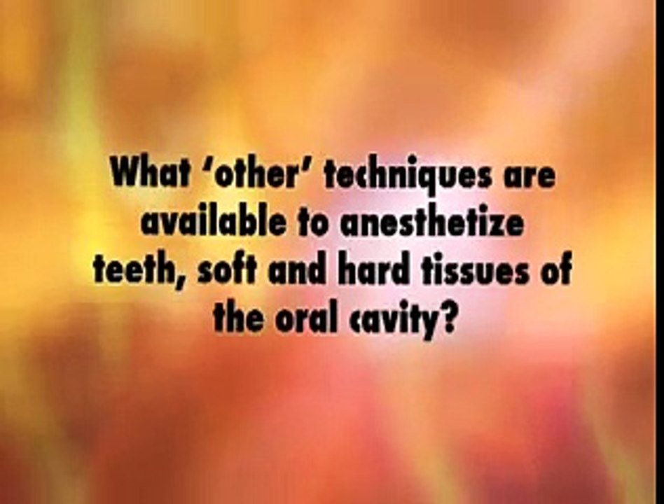 Malamed's Local Anesthesia   11 Supplemental Injection Techniques