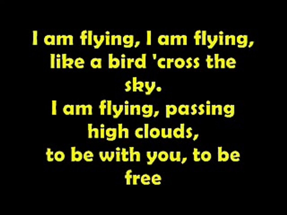 Sailing Lyrics On Screen by Rod Stewart