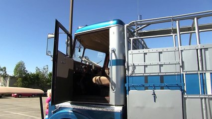 Listen To That Old Cummins 275 "Iron Lung" - DeBoer And Sons Peterbilt 350 COE At TFK 2013