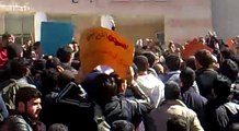 اعتصام طلبة الجامعة الاردنية لطرد طبيبان صهيونيان