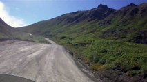 KLR 650 riding Hatcher Pass-Willow Road in Alaska 1080p Contour Helmet Cam