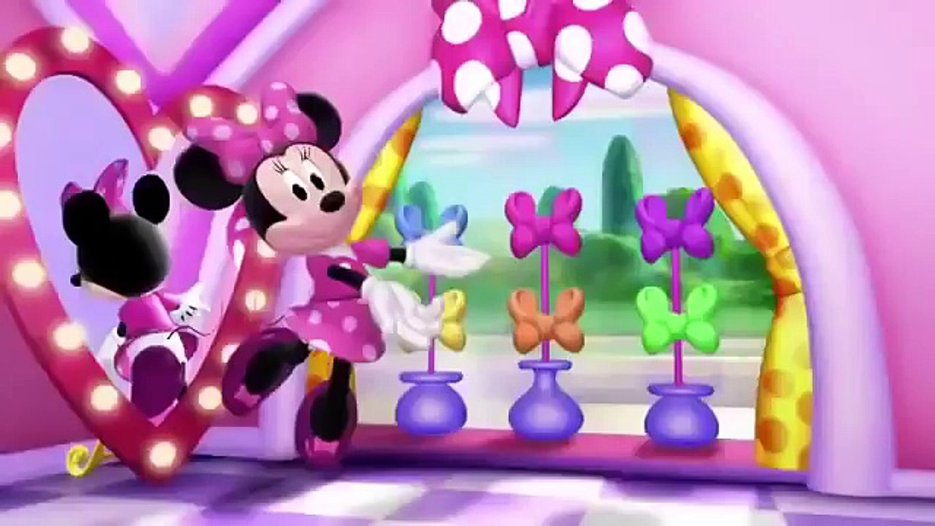 Disney Puppensitz Minnie Bow-Tique rosa 