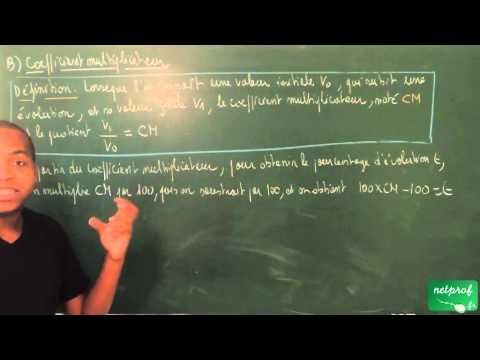 AAE / Pourcentages et évolutions / Coefficient multiplicateur (ES)