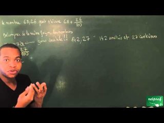 017 / Nombres décimaux / Décomposition d'un nombre décimal (7)