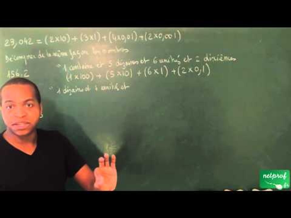 018 / Nombres décimaux / Décomposition d'un nombre décimal (8)