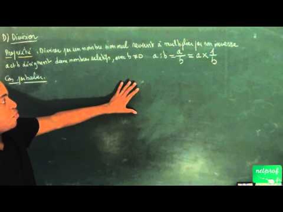 AAC / Calcul numérique / Rappel sur la division de fractions
