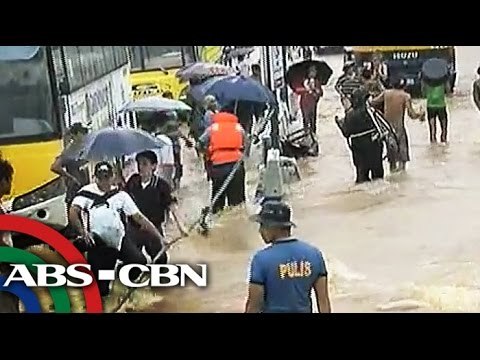 Lubog sa baha, 'di mapasok ang ilang lugar sa Cainta