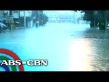 Floods submerge Araneta Ave. in QC