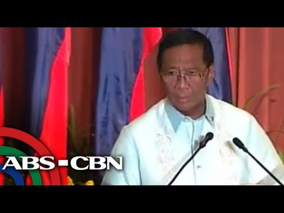 VP Binay talks about allegations