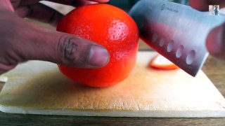 Life Hack Fastest way to peel an orange