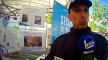 Lutte contre les cambriolages : la police sur un marché de Nantes