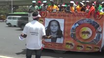 İktidar Partisi Destekçileri Gösteri Düzenledi - Addis