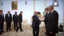 نخست وزیر عراق برای جلب حمایت روسیه علیه داعش وارد مسکو شد