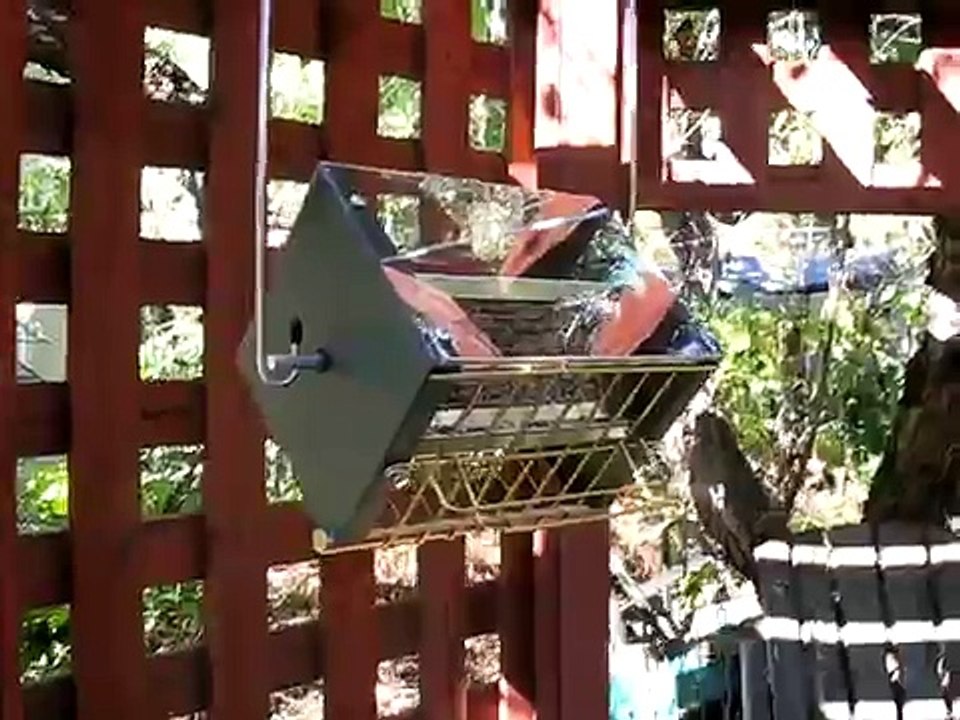 Roller Feeder Spinning & Rolling squirrel proof bird feeder How it works?