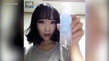 Video of South Korean girl removing makeup goes viral