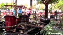 POV - Mater's Junkyard Jamboree Queue Walk-Through and On Ride Video - Cars Land - Disneyland