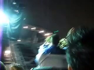 Space Mountain Disneyland Lights On