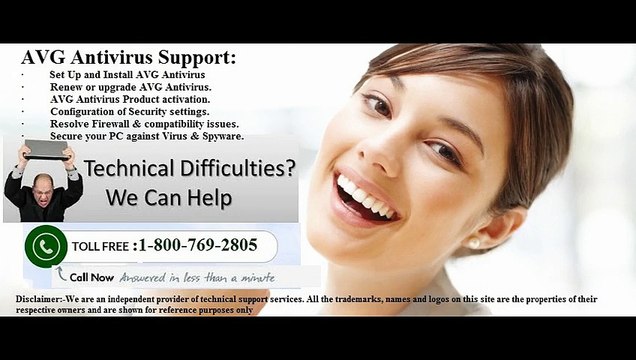 (1-800-769-2805) Avg Antivirus Technical Support Phone Number