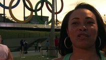 Anéis olímpicos são inaugurados no Rio de Janeiro