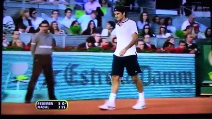 Roger Federer versus Rafael Nadal 2010 Madrid final unique commentary 5