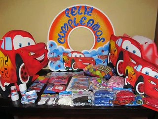 DECORACION FIESTA TEMATICA CARS