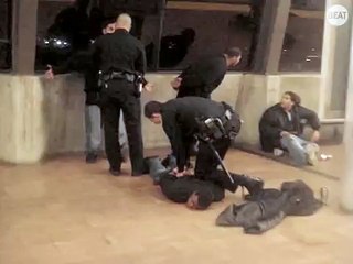 New footage of Oscar Grant shooting (with sound) (3/3)