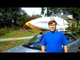 PVC Dual Kayak Roof Rack for $50