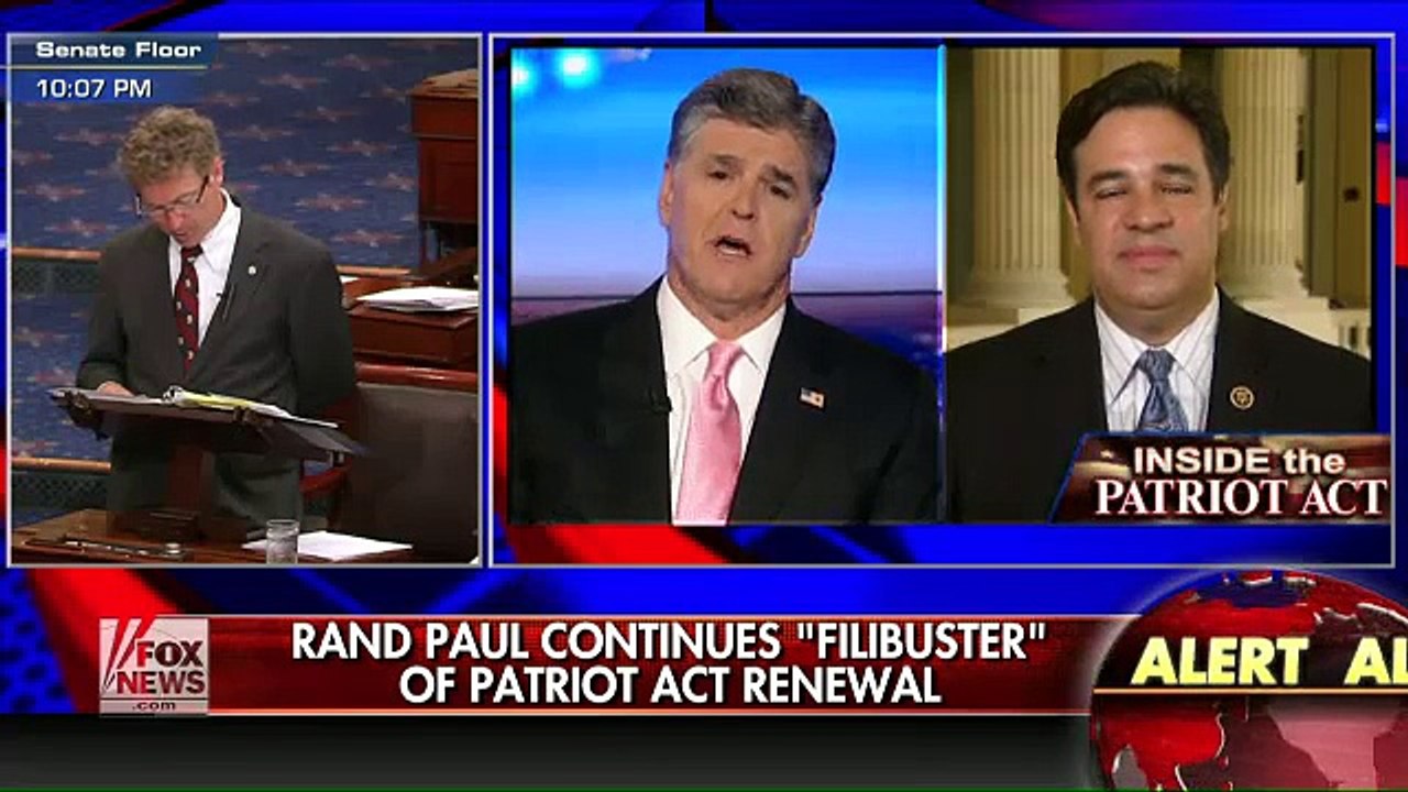 Sen. Paul stages 11-hour Patriot Act protest, NSA programs poised to lapse
