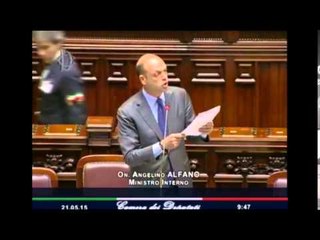 Roma - Alfano riferisce alla Camera sull’arresto del marocchino Abdel Majid Touil (21.05.15)