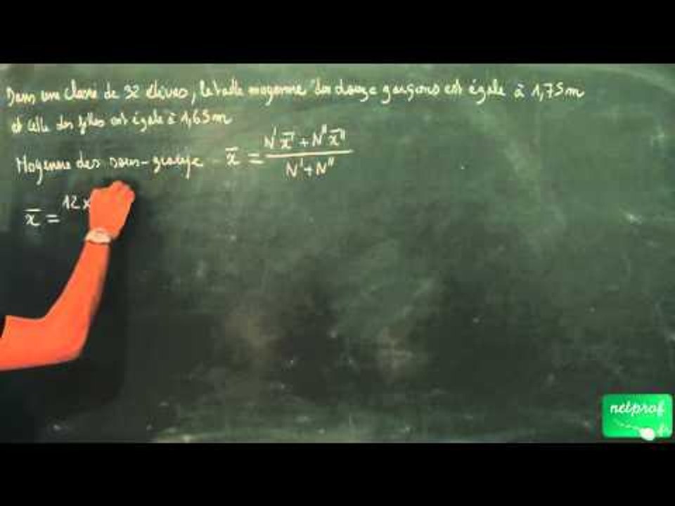 511 / Statistiques / Moyenne des sous-groupes (2)